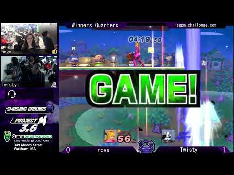 SG at GU 18.5 WQ - nova (Zero Suit Samus) vs Twisty (Wolf)