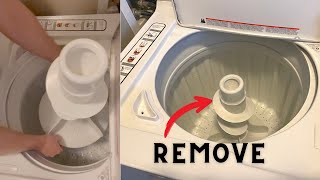 GE Washer Agitator Removal and Replacement #washingmachine