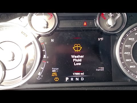 How to fix a Ram 1500's washer fluid sensor after using RainX & similar products. EcoDiesel Ram 1500