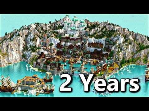 Minecraft Timelapse - The Palace | Medieval City Timelapse | Khiessal Pt. 3 [2k/60fps]