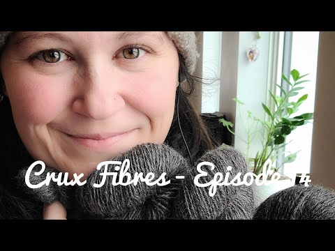 Crux Fibres - Episode 14 - Pink Velvet and Handspun show and tell.