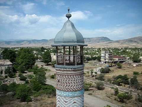 Agdam - widok z minaretu