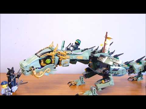 Lego Ninjago Movie Green Ninja Mech Dragon Review - Set #70612