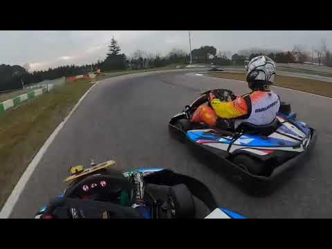Go kart crash - SWS Sodi Endurance - karting - on board Nicola Galloni