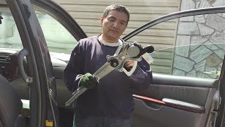 2004 2006 toyota sienna front window got stuck don't replace motor regulator assembly