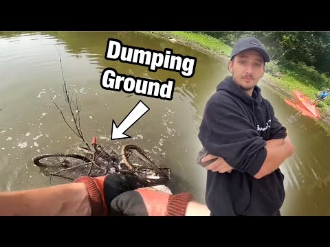 Old Dumping Ground Discovered While Magnet Fishing