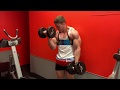 Arm blaster bicep curls