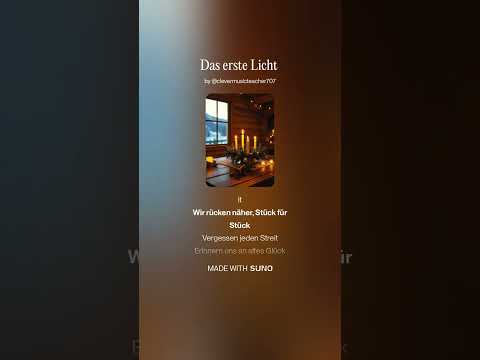 Die erste Kerze brennt – Ein Lied zum 1. Advent (Offizieller Songtext)