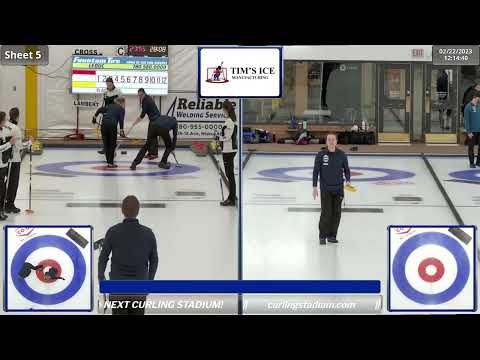 Warren Cross vs. Mike Lambert - Draw 1 - Curling Alberta Mixed Provincial Championship