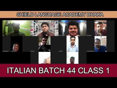 Italian class video 6 at Shield Language Academy