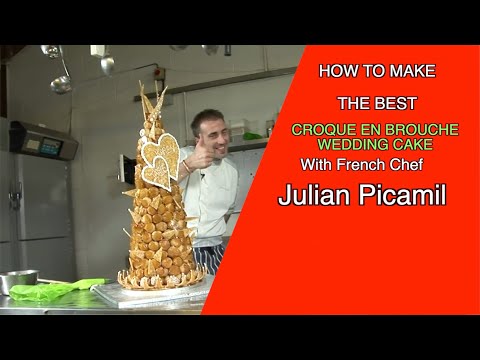 How to make Croque En Brouche "Wedding Cake' French dessert with Julien Picamil.