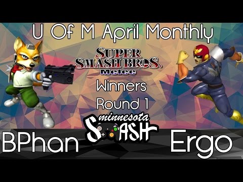 U of M April Monthly - Ergo vs BPhan (SSBM WR1)