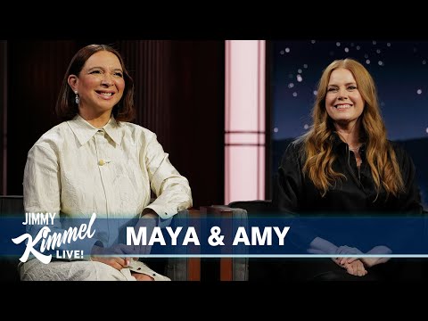 Amy Adams & Maya Rudolph on Obsession with Disney, Filming Disenchanted & Learning Irish Slang