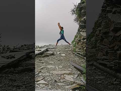 Small mountain girl Warrior Yoga l Mamta Goyal Yogini