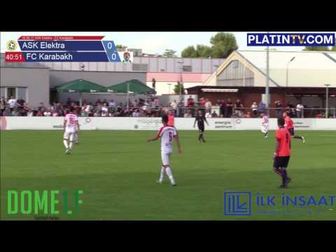 10.06.17 ASK Elektra - FC Karabakh - Highlight  (1. Halbzeit / 41:00) am 10.06.2017 18:45