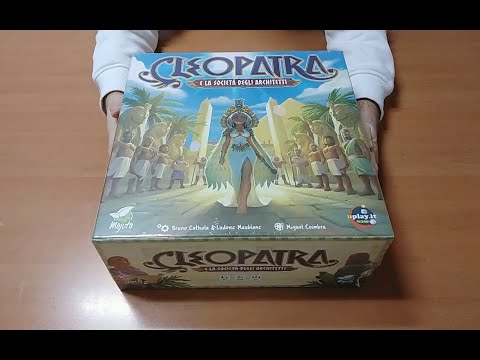 Unboxing Cleopatra E La Società Degli Architetti - Gioco da Tavolo (12# Unboxing Non Richiesto)