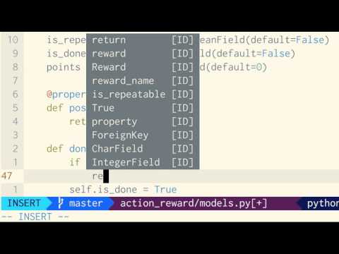 [VIM] YouCompleteMe: AMAZING PYTHON AUTO-COMPLETION