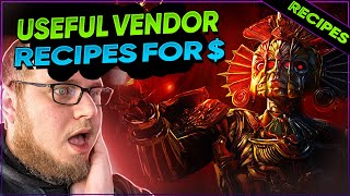 Vendor Recipes for Easy Currency and Beginning Gear | Path of Exile