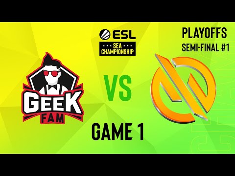 Geek Fam vs Motivate Trust - Game 1 [ESL SEA Championship playoffs]