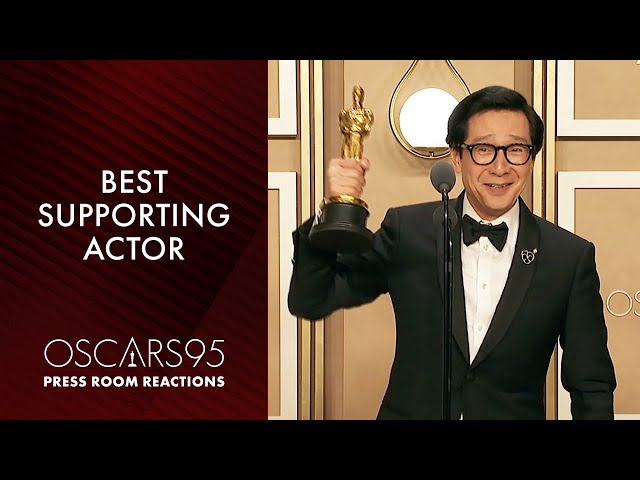 Best Supporting Actor Ke Huy Quan | Oscars95 Press Room Speech