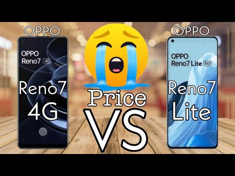 OPPO Reno7 4G VS OPPO Reno7 Lite Unboxing & First Impressions⚡Most Beautiful OPPO Reno Series Camera