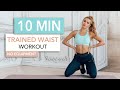 10 MIN TRAINED WAIST Medium Level For Toned Side Abs No Equipment I Pamela Reif