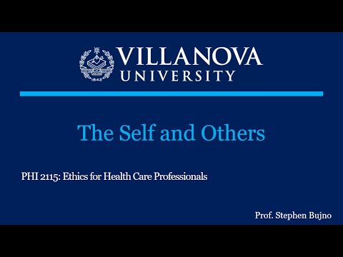 05 Health Care Ethics The Self and Others