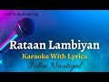 Raataan Lambiyan Karaoke With Scrolling Lyrics | Jubin Nautiyal Karaoke | #karaoke #jubinnautiyal