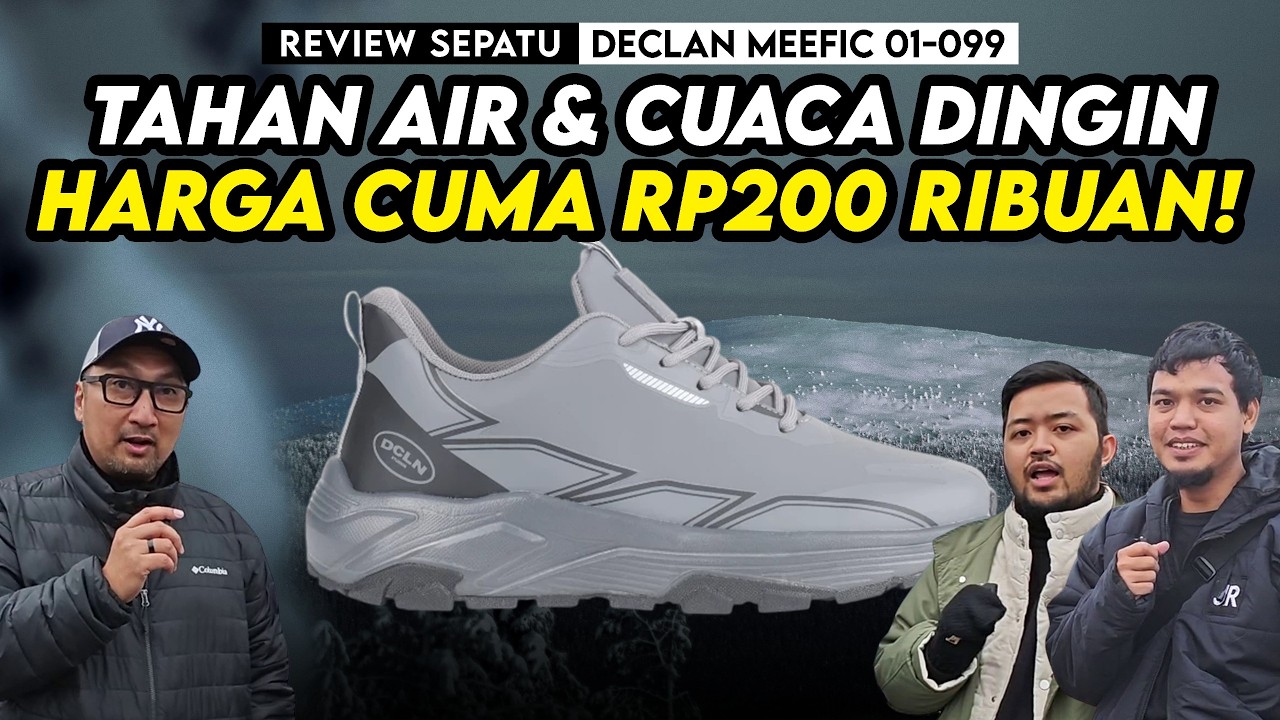 Sepatu 200 Ribuan Buat Jalan-Jalan Basah?! Apa Rasanya? REVIEW Declan MEEFIC 01-099