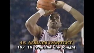 Adrian Dantley's Highlights vs. Bulls (27 Points, 19-19 Free Throws)