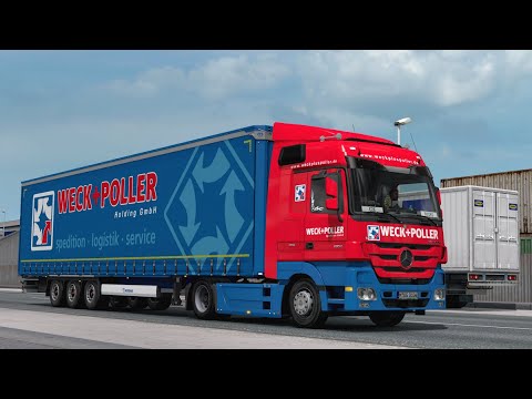 ETS2 Mercedes Actros MP3 1844 Barcelona - Zaragoza