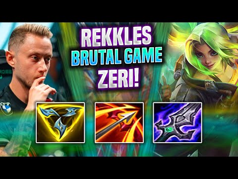 REKKLES BRUTAL GAME WITH ZERI! - KC Rekkles Plays Zeri ADC vs Kog'Maw! | Season 2022