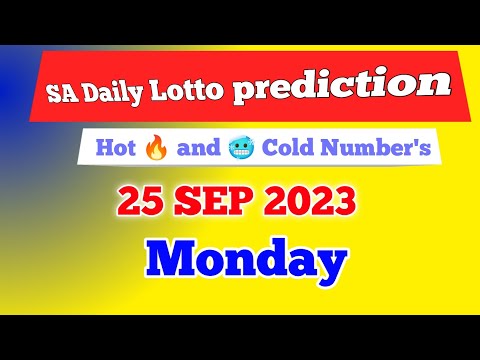 Sa daily lotto prediction for 25 September 2023 | south africa daily lotto prediction