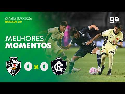 Gols e melhores lances de Vasco da Gama x Remo