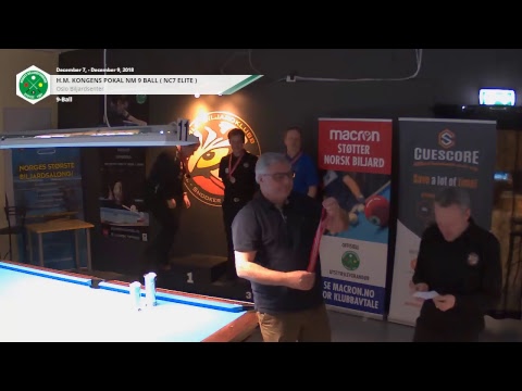 NM 9-Ball 2018 - bord 12 - søndag
