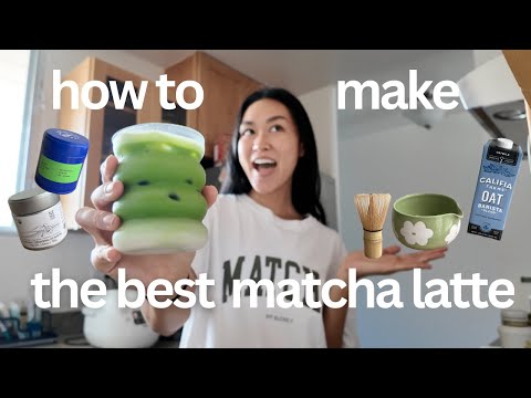 how to make the best matcha latte! 🍵