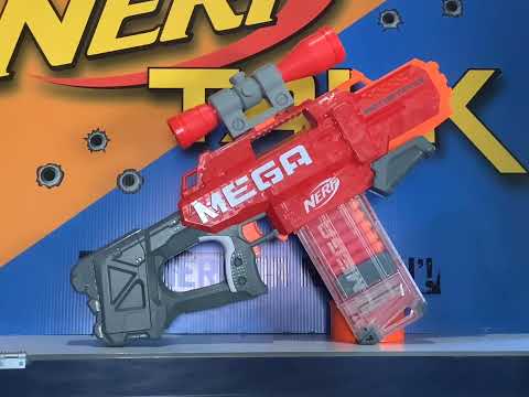 Nerf Mega Motostryke With The Nerf Fortnite Heavy-SR Scope!