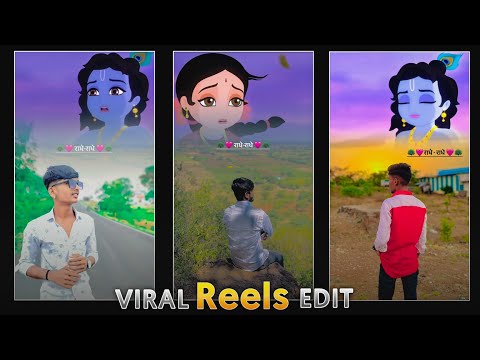 Radhe Prem ki shiromani reel Editing | Instagram viral Radha Krishna reel editing | vn video editing