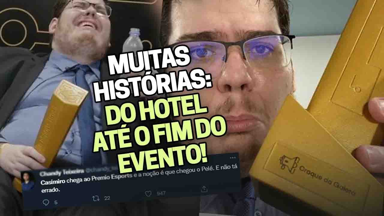 CASIMIRO CONTA TUDO QUE VIVEU NO PRÊMIO eSPORTS BRASIL (BASTIDORES) | Cortes do Casimito