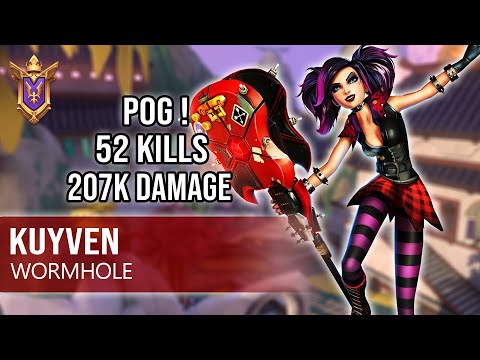 52 Kills 207K Damage Kuyven Evie Paladins Competitive (Grandmaster) WORMHOLE - Immortal X11