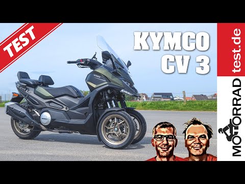 Kymco CV3 550i | Test - Wie fährt sich der neue Dreirad-Roller mit 51 PS?