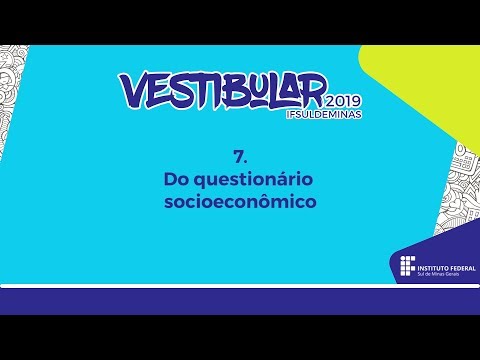 Vestibular 2019 IFSULDEMINAS - Edital em LIBRAS - #07