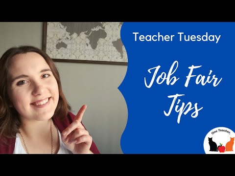 TEACHER TUESDAY - Job Fair Tips