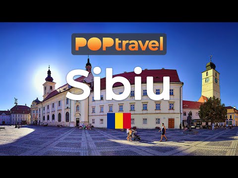 SIBIU, Romania - 4K walking tour