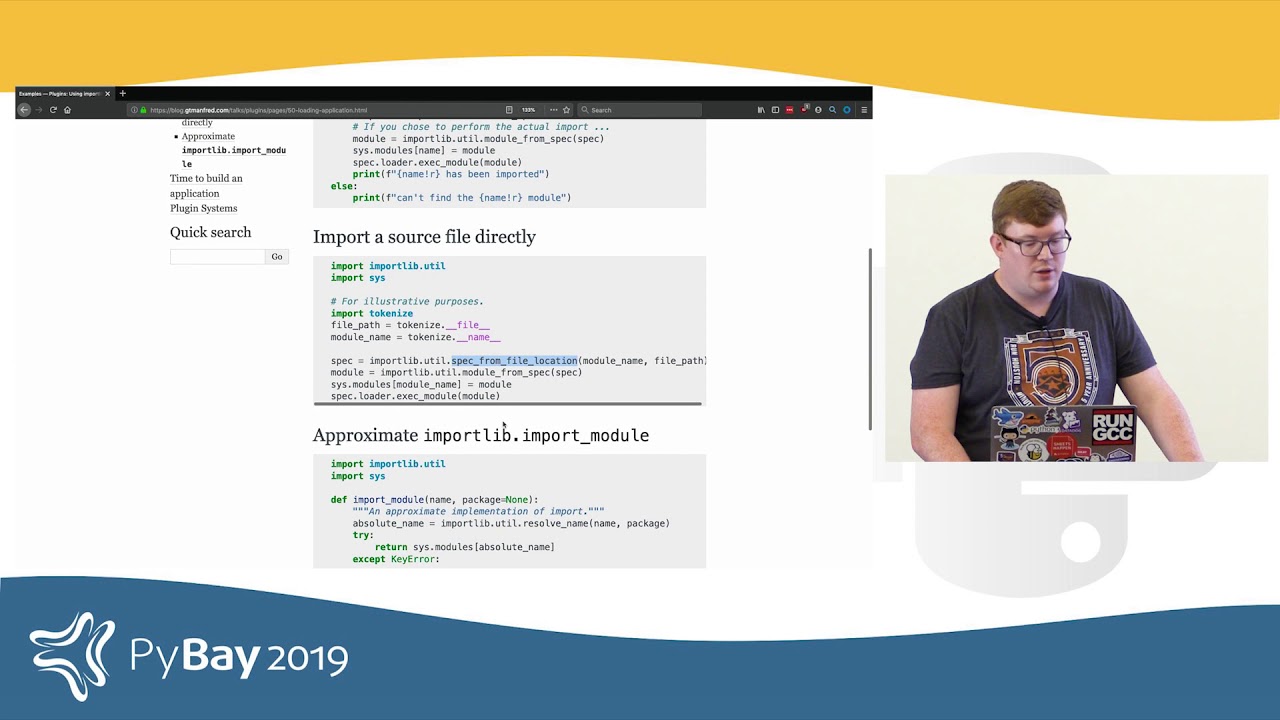 Plugins using importlib to build self describing apis - Daniel Wallace