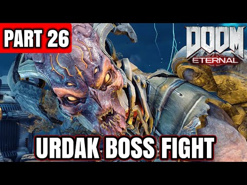 DOOM ETERNAL Gameplay Walkthrough Part 26 - Urdak Boss Fight (Full Game)