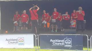 Ak Samba performance at Auckland International Cultural Festival 2018