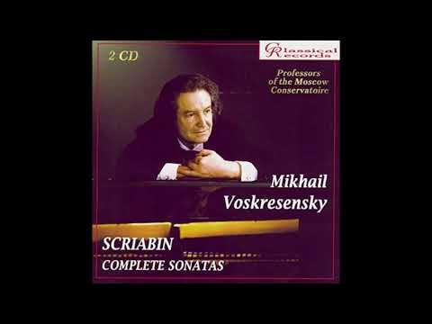 Scriabin - Sonata No.4 | Mikhail Voskresensky (piano)