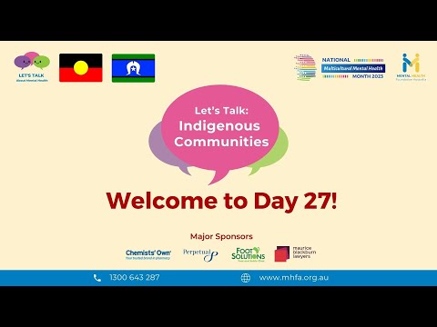 Let's Talk: Indigenous Communities Mental Health