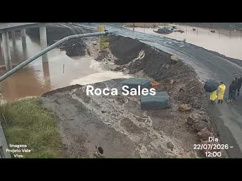 🚨 ENCHENTE NO VALE DO TAQUARI: Rio Sobe Novamente e Cidades Entram em Alerta (22/07/2026 - 12:00)